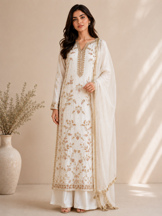 Tussar Silk Luxury Formal TQ-1258