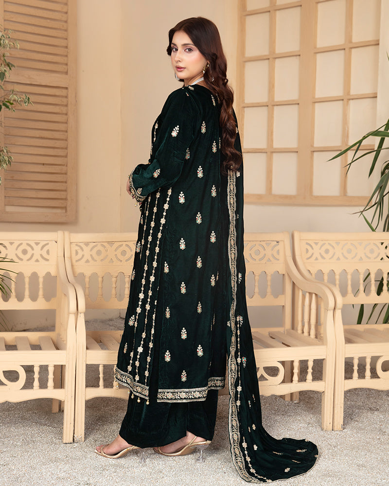 KSV 07 Velvet Bottle Green