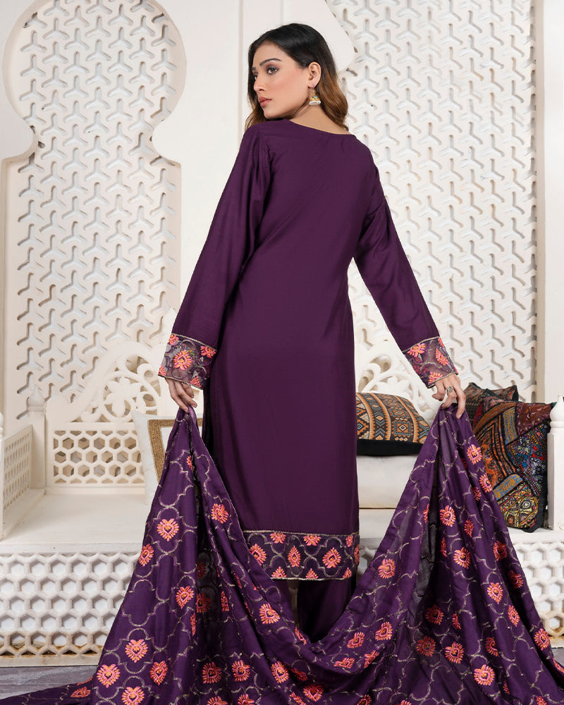 Linen Embroidered Pret A212