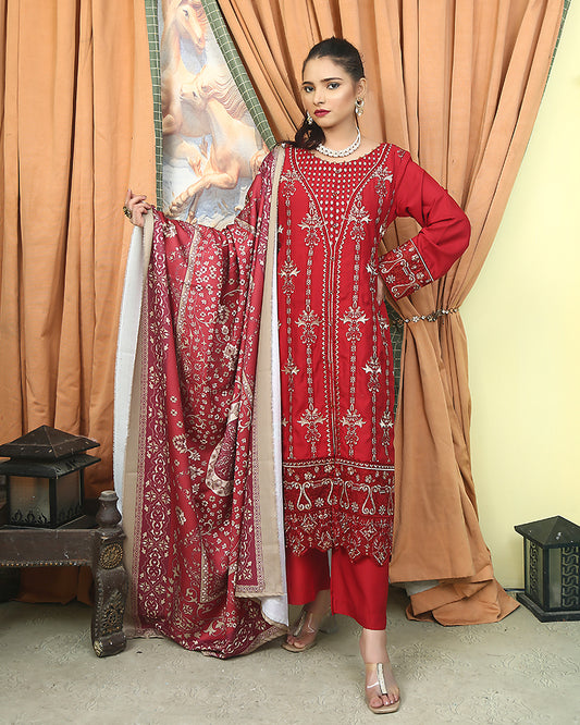 Sequins Embroidered Viscose HVA N52