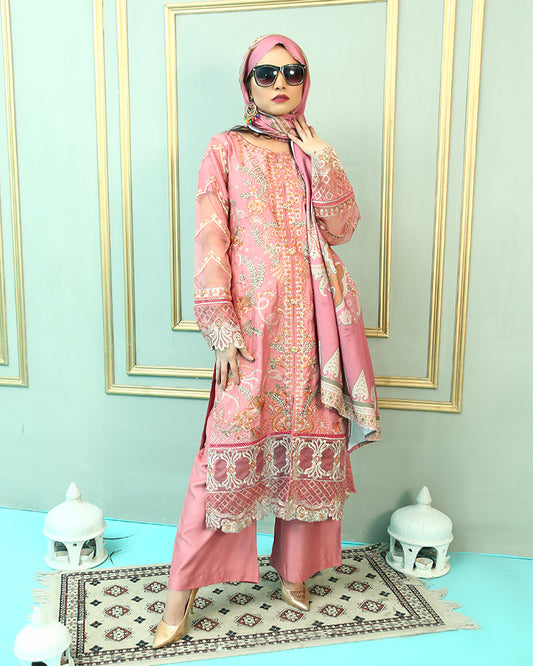 Sequins Embroidered Viscose HVA N54