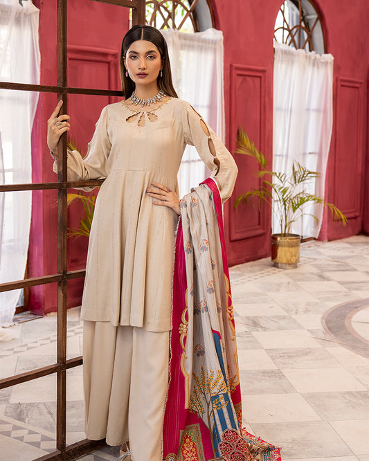 Dhanak Jacquard Embroidered DNK 34