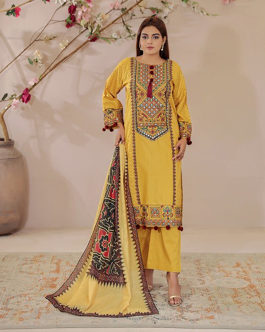 Embroidered Luxury Cotton - HCA 38