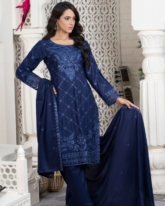 Linen Embroidered Pret A211