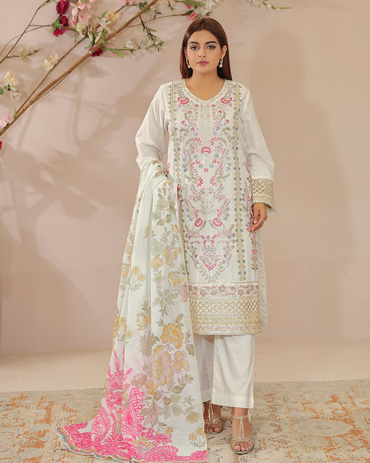 Embroidered Luxury Cotton - HCA 36
