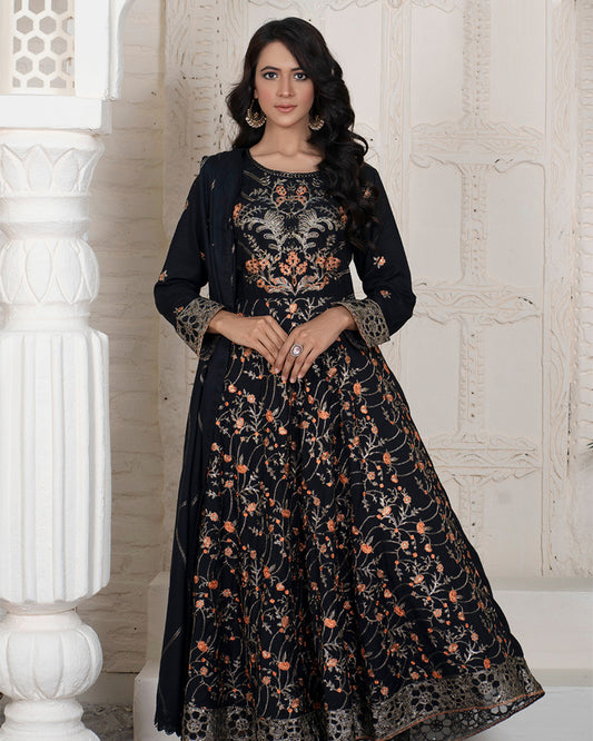 Linen Embroidered Pret A206