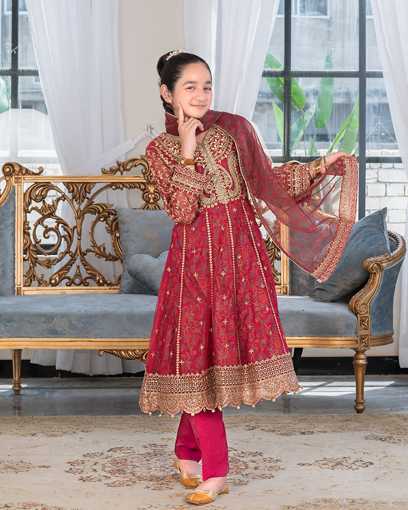 Net Frock AL-4101K (Red)