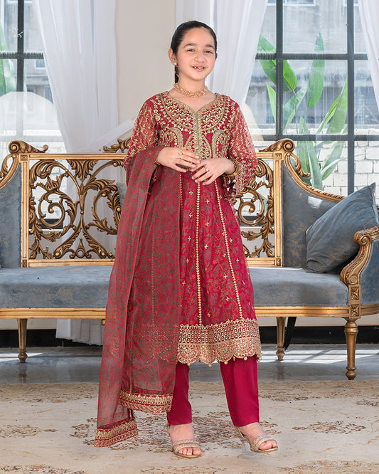 Net Frock AL-4101K (Red)