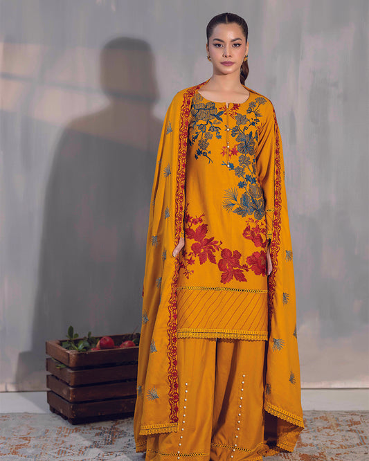 HDA 30 Embroidered Dhanak