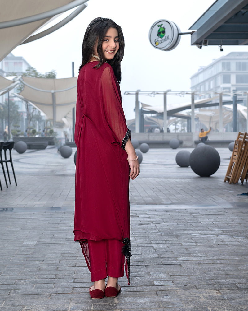 Kids Semi Formals AN-10 Maroon