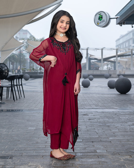 Kids Semi Formals AN-10 Maroon