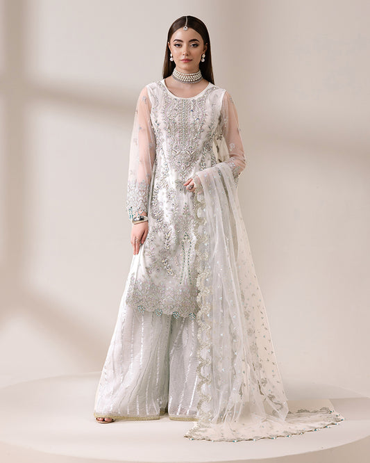 White Net Sharara AL-3997