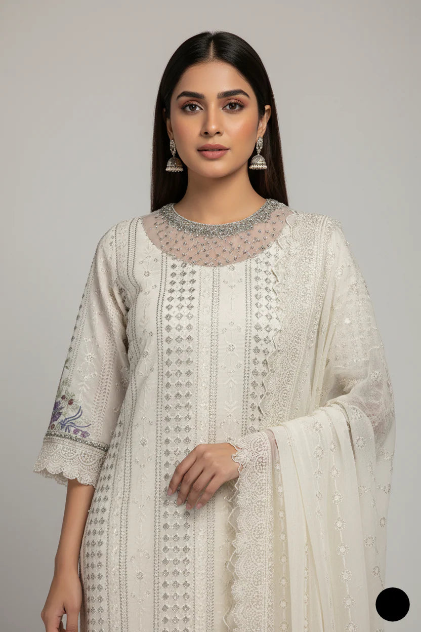 Chiffon Formal AL 4075 WHITE