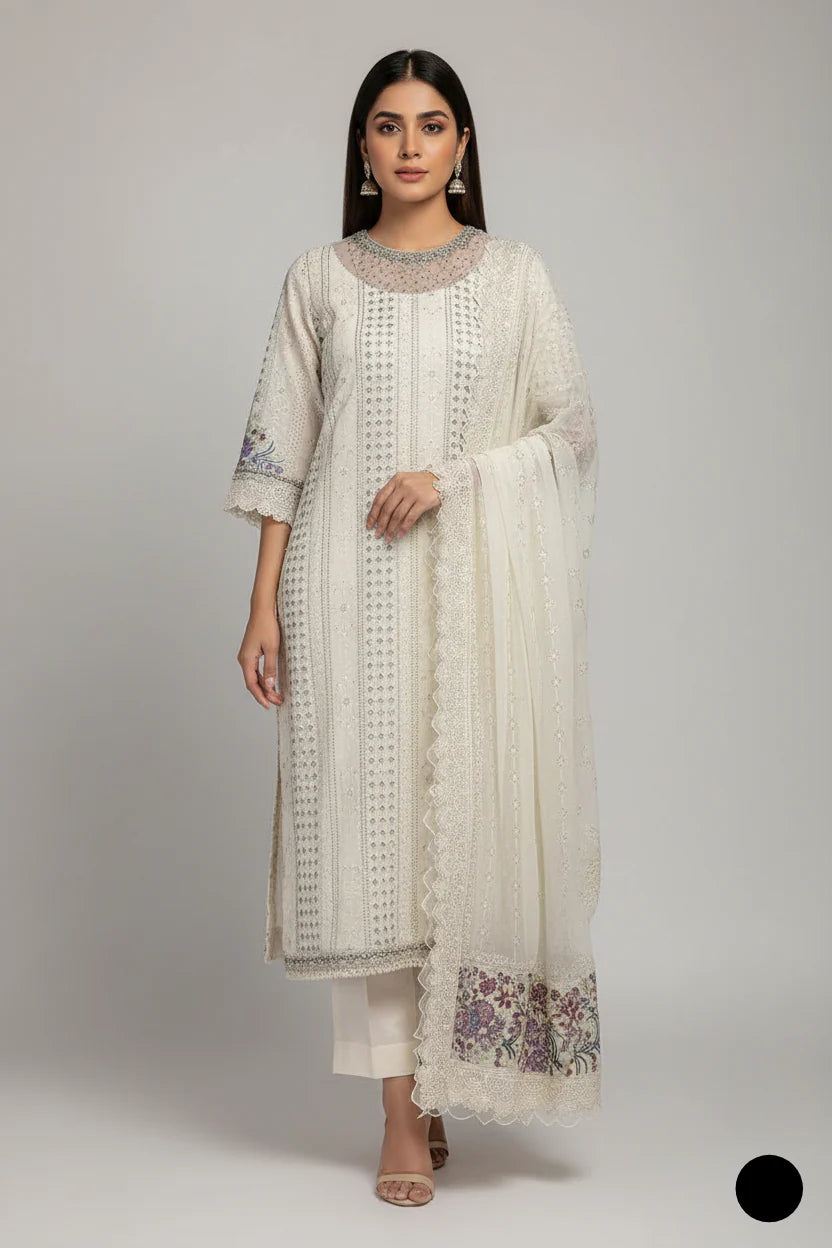 Chiffon Formal AL 4075 WHITE