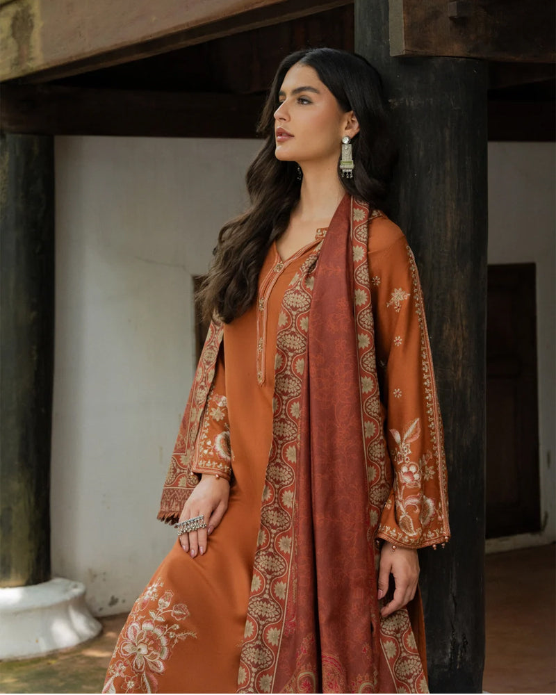 Embroidered Staple Wool AL-1329