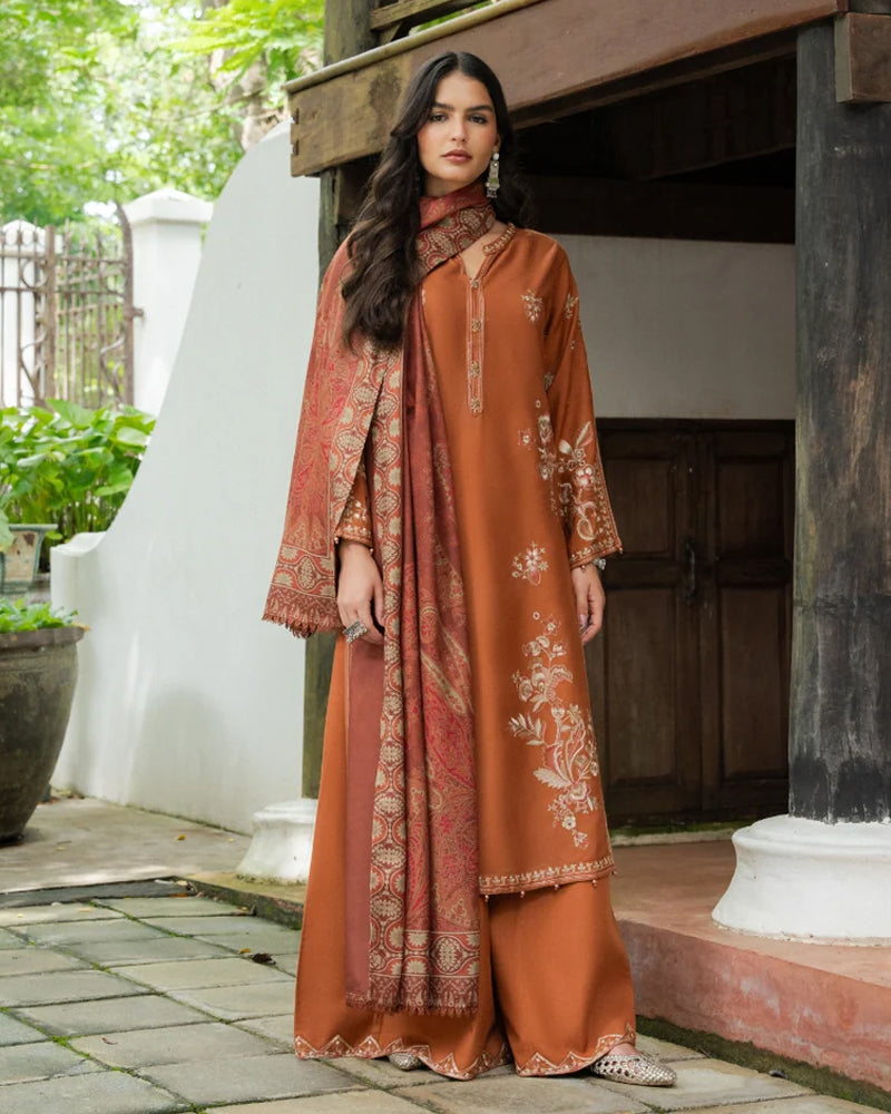 Embroidered Staple Wool AL-1329