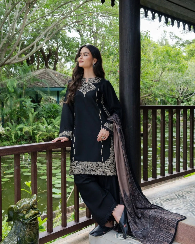 EMBROIDERED WOOL EDIT AL-1327 YAMAN