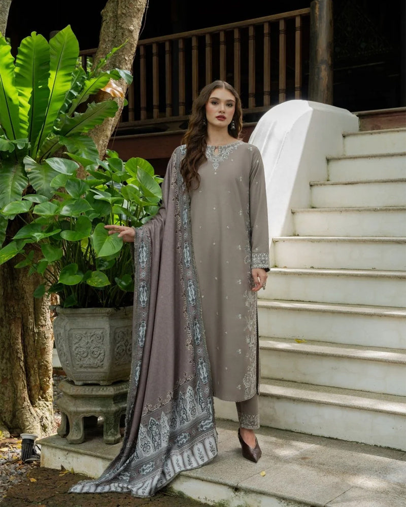 EMBROIDERED WOOL EDIT AL-1324 SURKHI