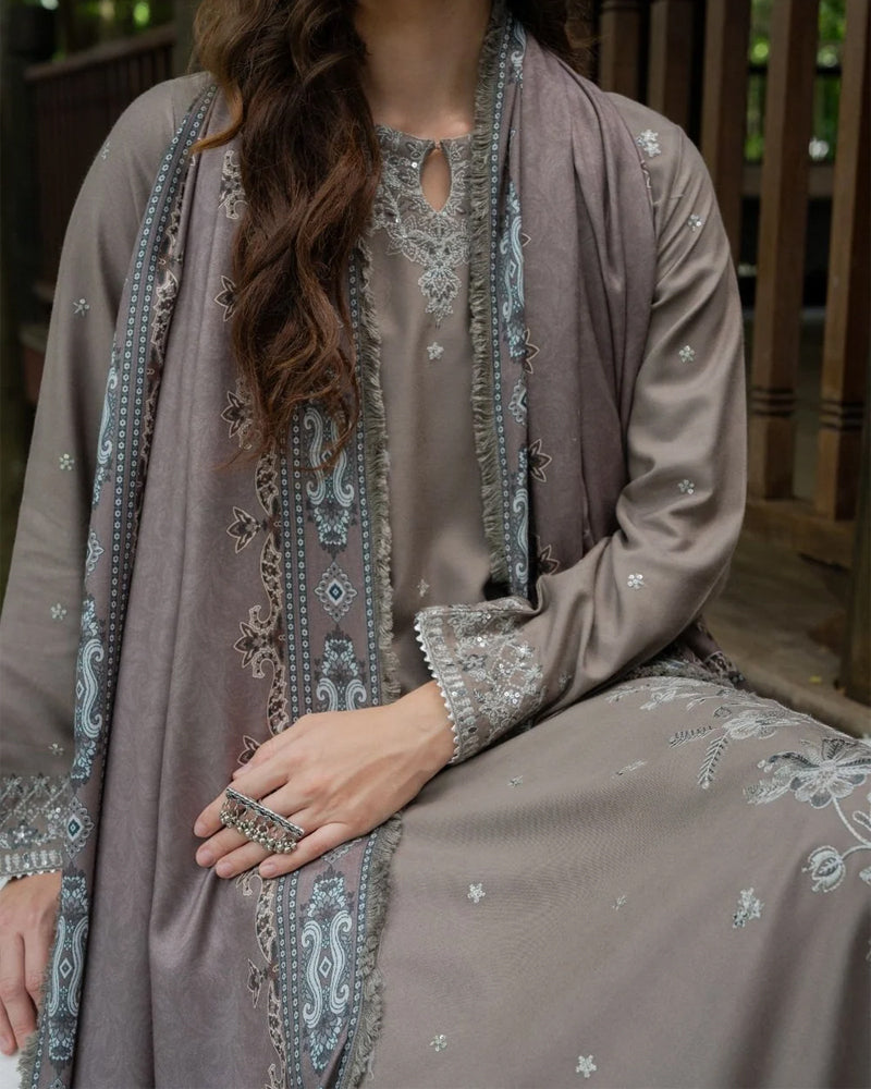 EMBROIDERED WOOL EDIT AL-1324 SURKHI