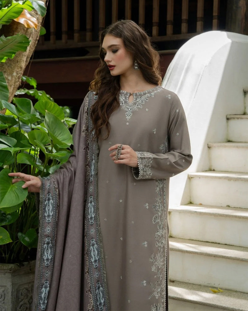 EMBROIDERED WOOL EDIT AL-1324 SURKHI