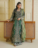 Organza Formal AL 3437 BOTTLE GREEN