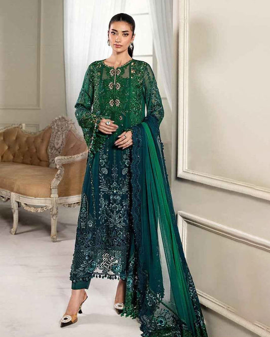 Chiffon Formal AL 4353 BOTTLE GREEN