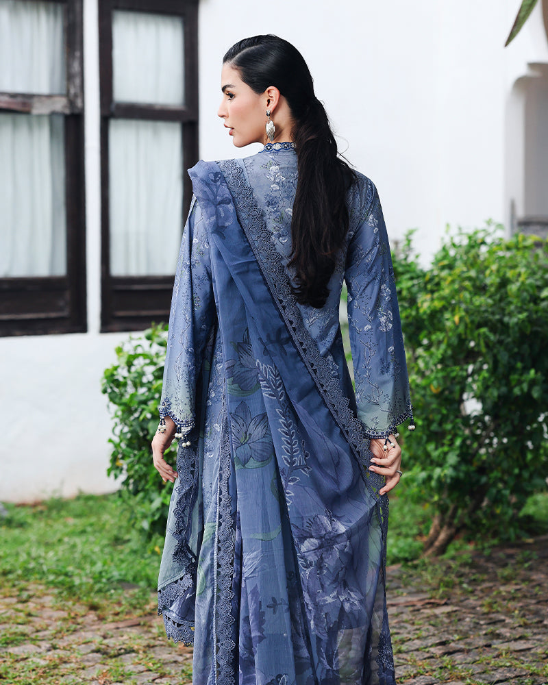Azure Festive Silk DGP-257