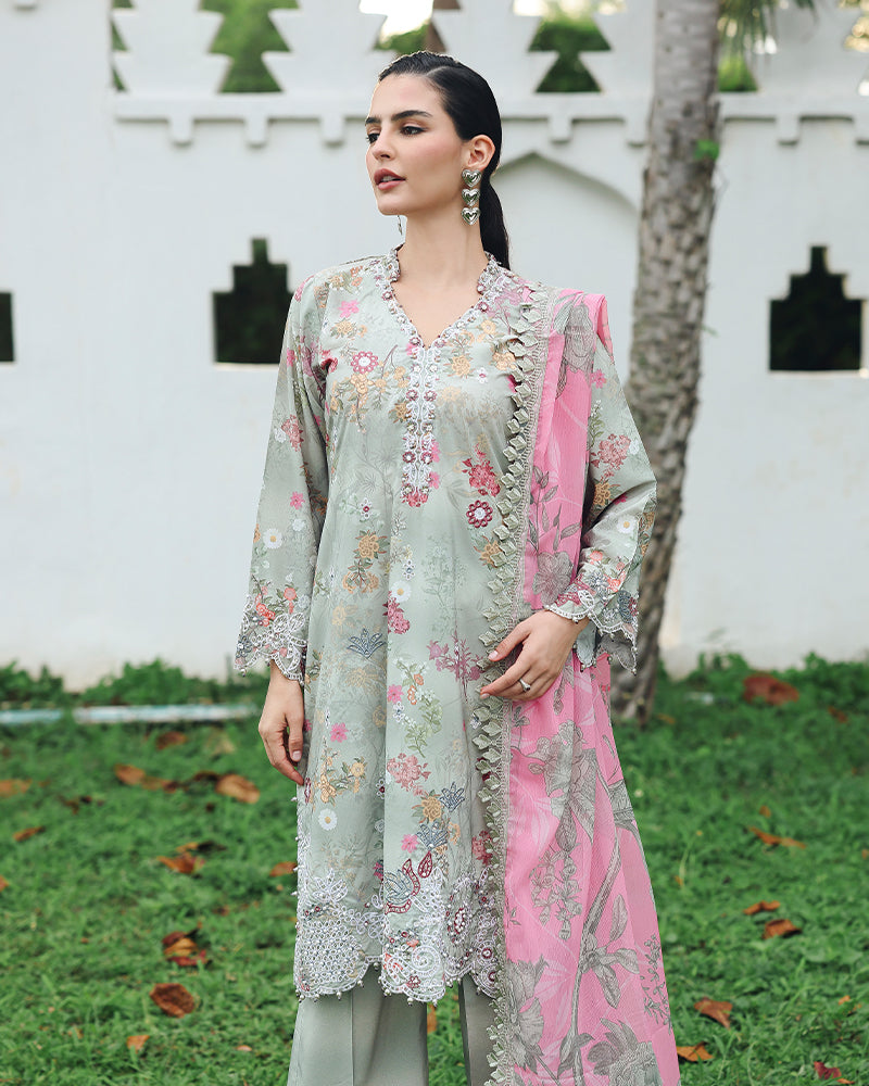 Azure Festive Silk DGP-253