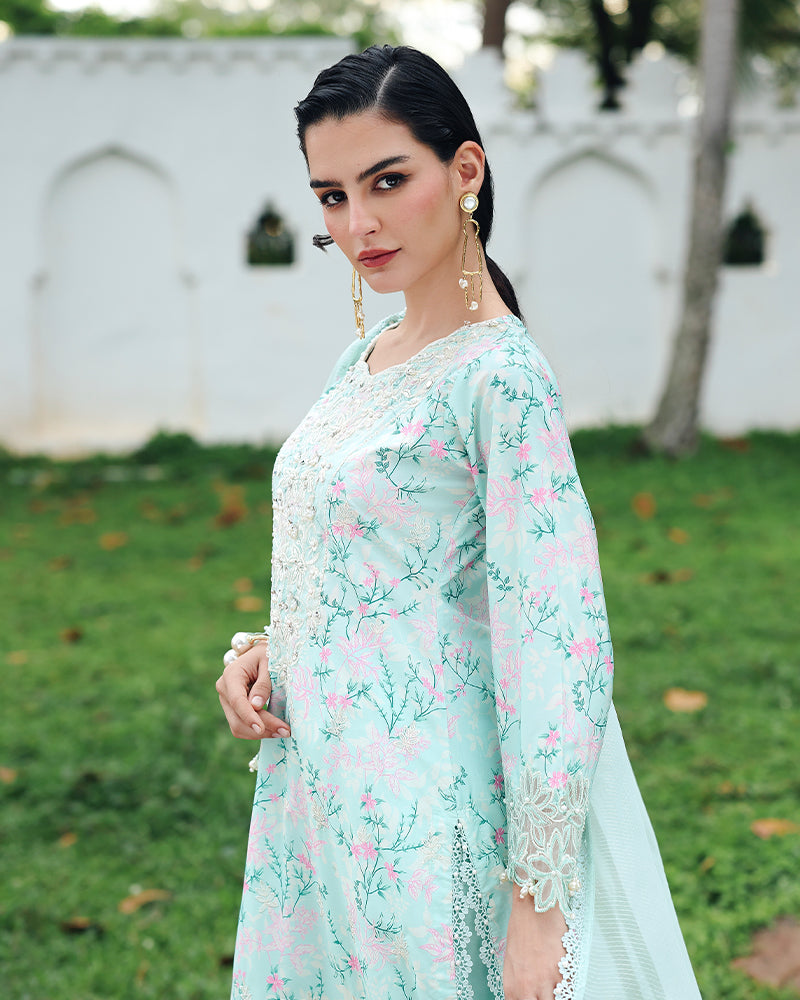 Azure Festive Silk DGP-265