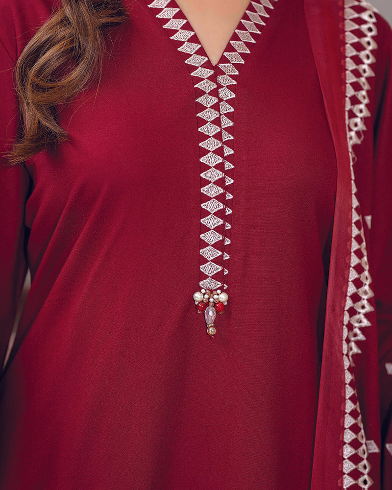 HDA 27 Embroidered Dhanak