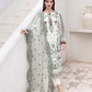 AL-4204 Embroidered Chiffon Trouser Suit
