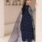 AL-4243 Embroidered Chiffon Long shirt suit