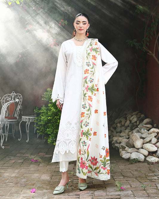 AL-1125 Dhanak Chikankari Winter Exclusive