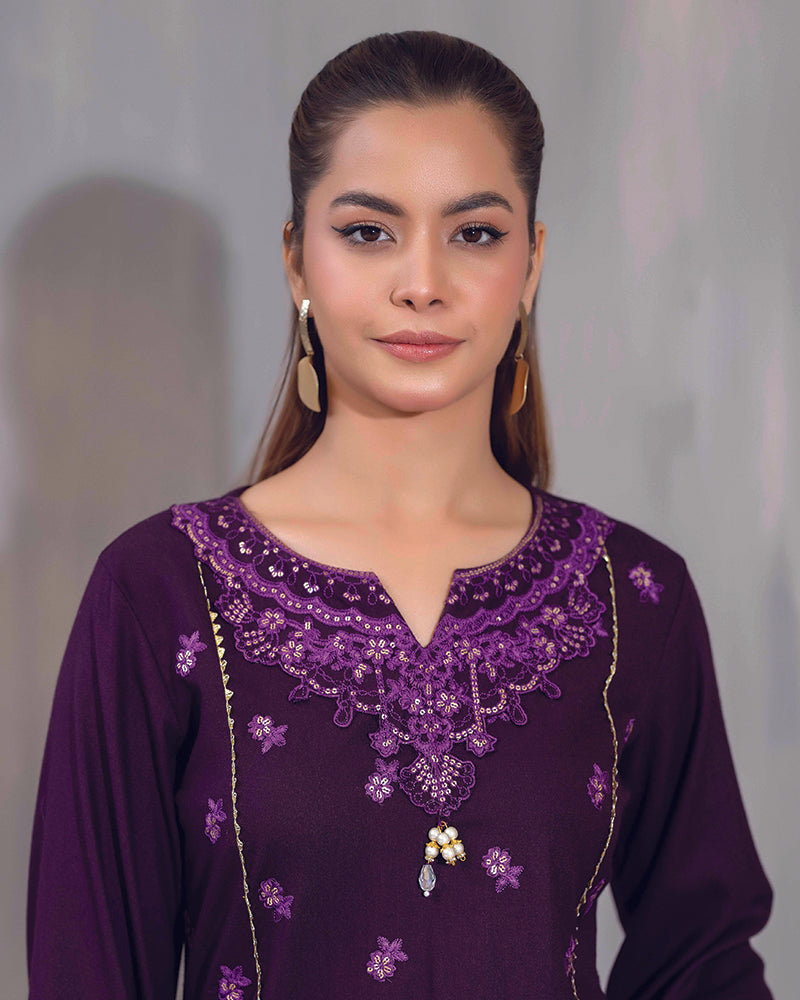 HDA 29 Embroidered Dhanak