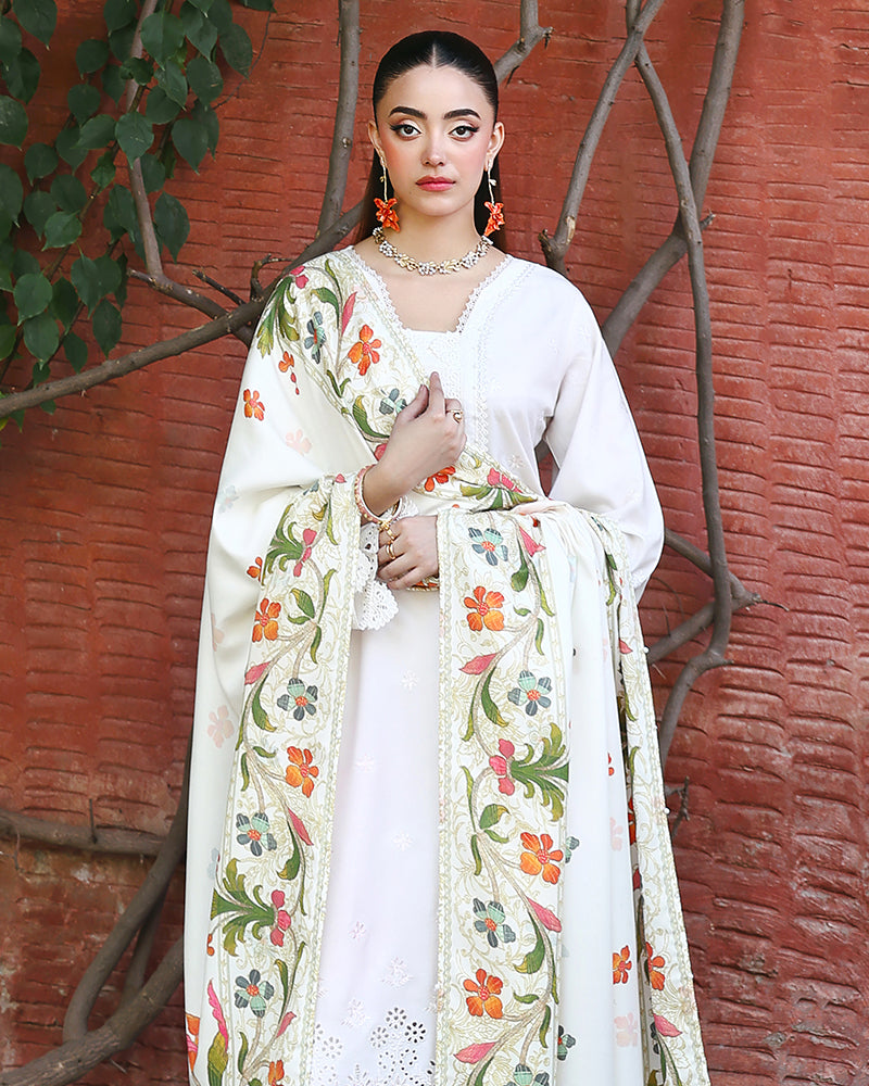 AL-1125 Dhanak Chikankari Winter Exclusive