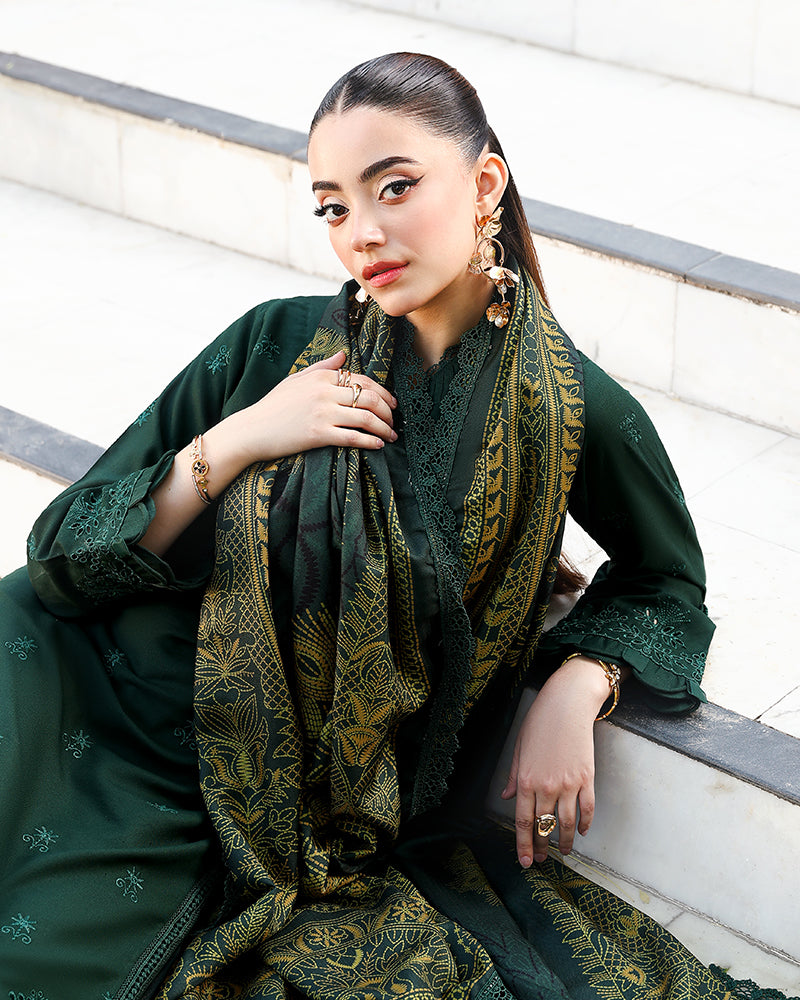 AL-1130 Dhanak Chikankari Winter Exclusive