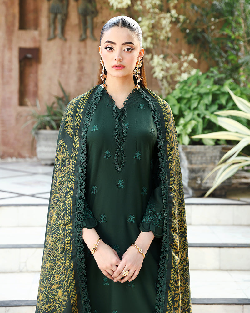 AL-1130 Dhanak Chikankari Winter Exclusive