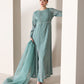 AN-152 Zari Chiffon Long shirt Trouser Suit
