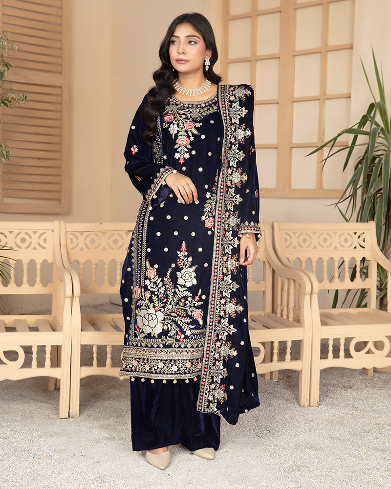 KSV 01 Velvet Navy blue