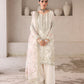 AL-4240 Embroidered Chiffon short shirt with Farshi Shalwar