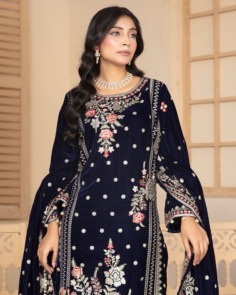 KSV 01 Velvet Navy blue