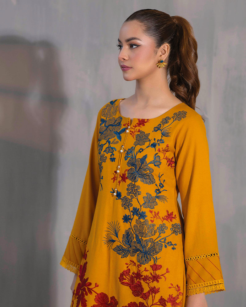 HDA 30 Embroidered Dhanak