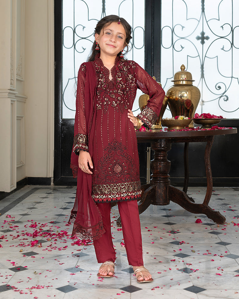 Chiffon Chikankari AL-4073MK