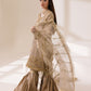 Masoori Net Gold Gharara AL-4178